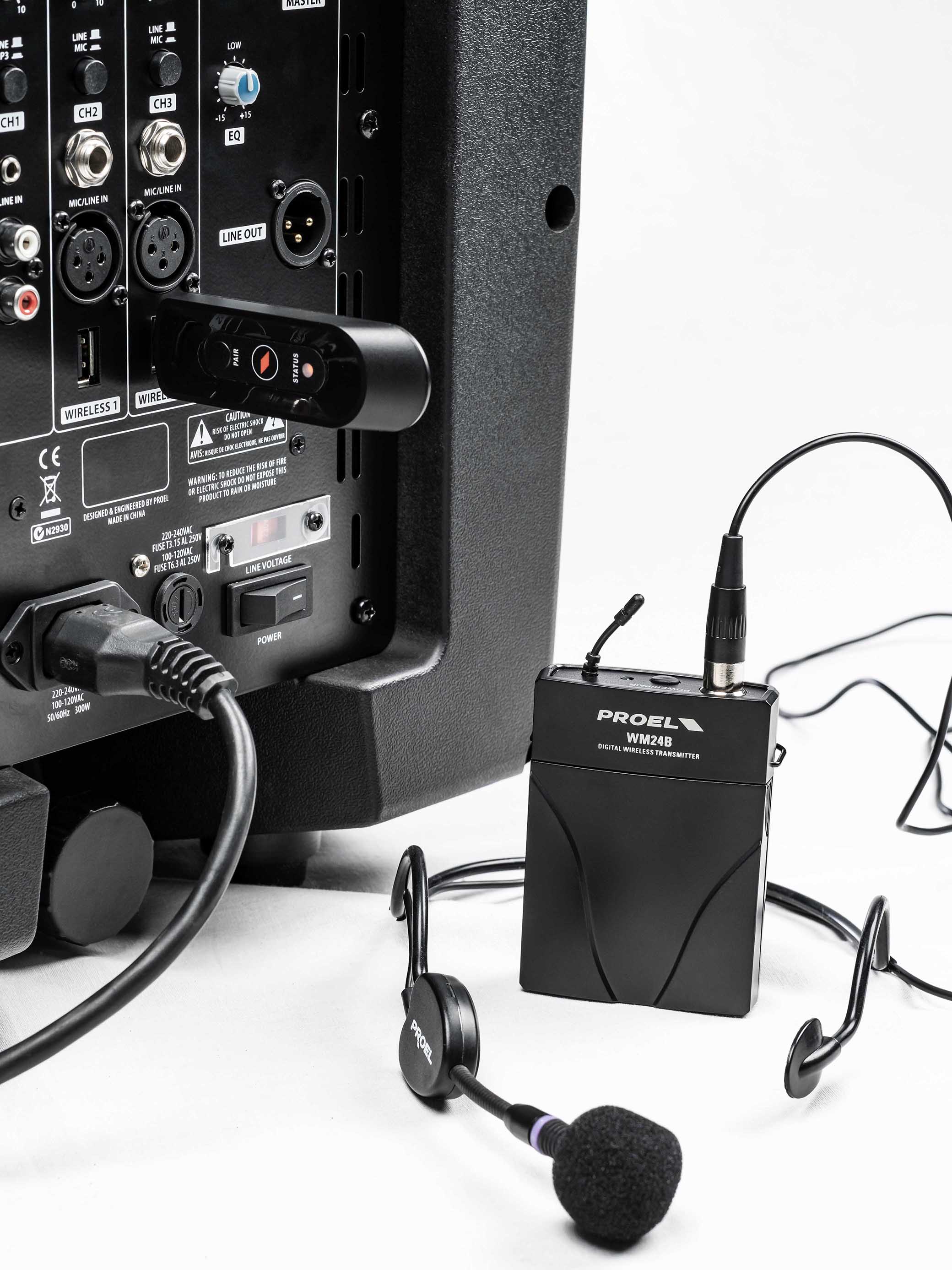 Proel U24B 2.4GHz Wireless Microphone System – Proel North