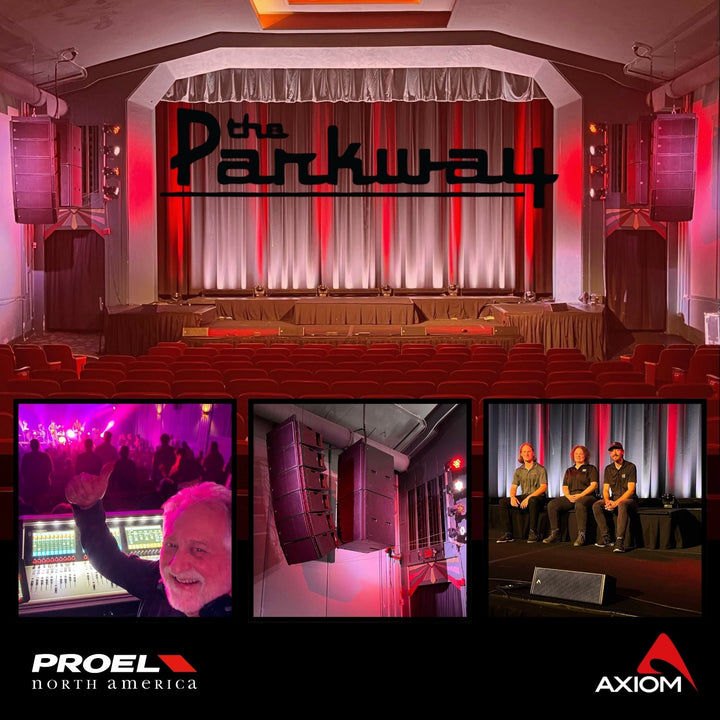 Parkway Theater Enhances Sound Experience with AXIOM PRO AUDIO