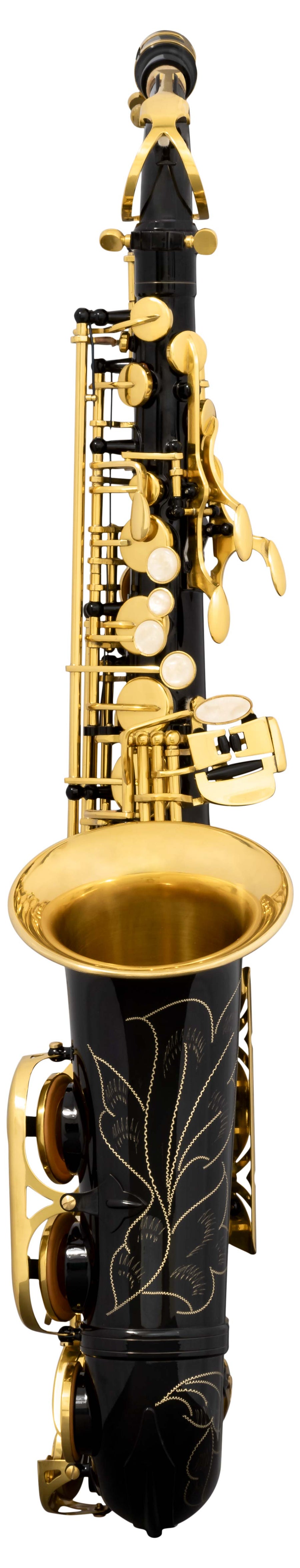 Grassi GR SAL700BK Alto Saxophone in E♭ Black and Yellow Brass Lacquered (School Series)