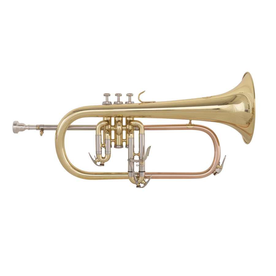 Grassi GR SSFLH570 Flugelhorn with Trigger in B♭ Yellow Brass Lacquered (School Series)