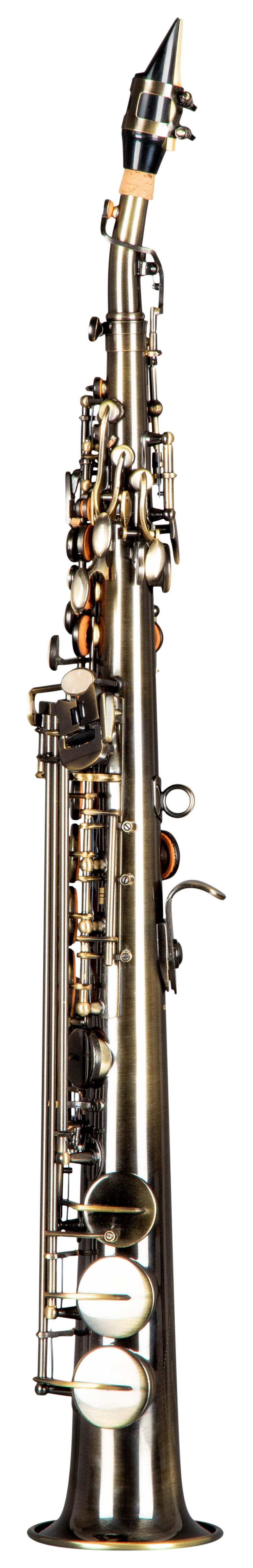 Grassi GR SSP830 Soprano Saxophone in B♭ with 2 Necks Antique Finish (School Series)