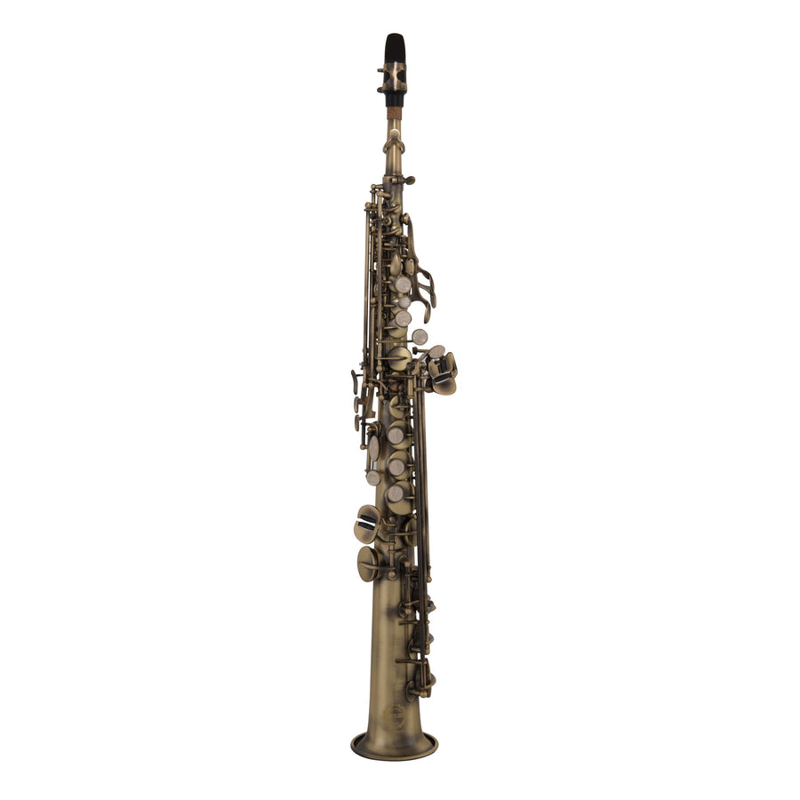 Grassi GR SSP830 Soprano Saxophone in B♭ with 2 Necks Antique Finish (School Series)