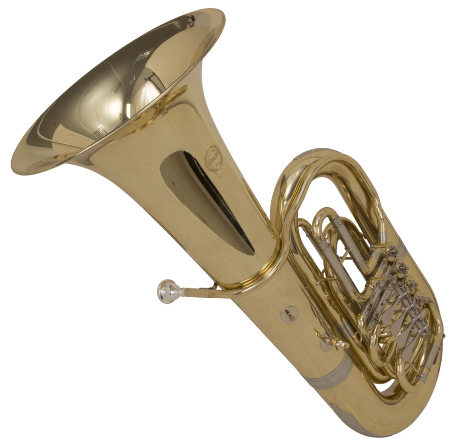 Grassi GR TBA200MKII Tuba in B♭ with 4 Rotary Valves Yellow Brass Lacquered (Master Series)