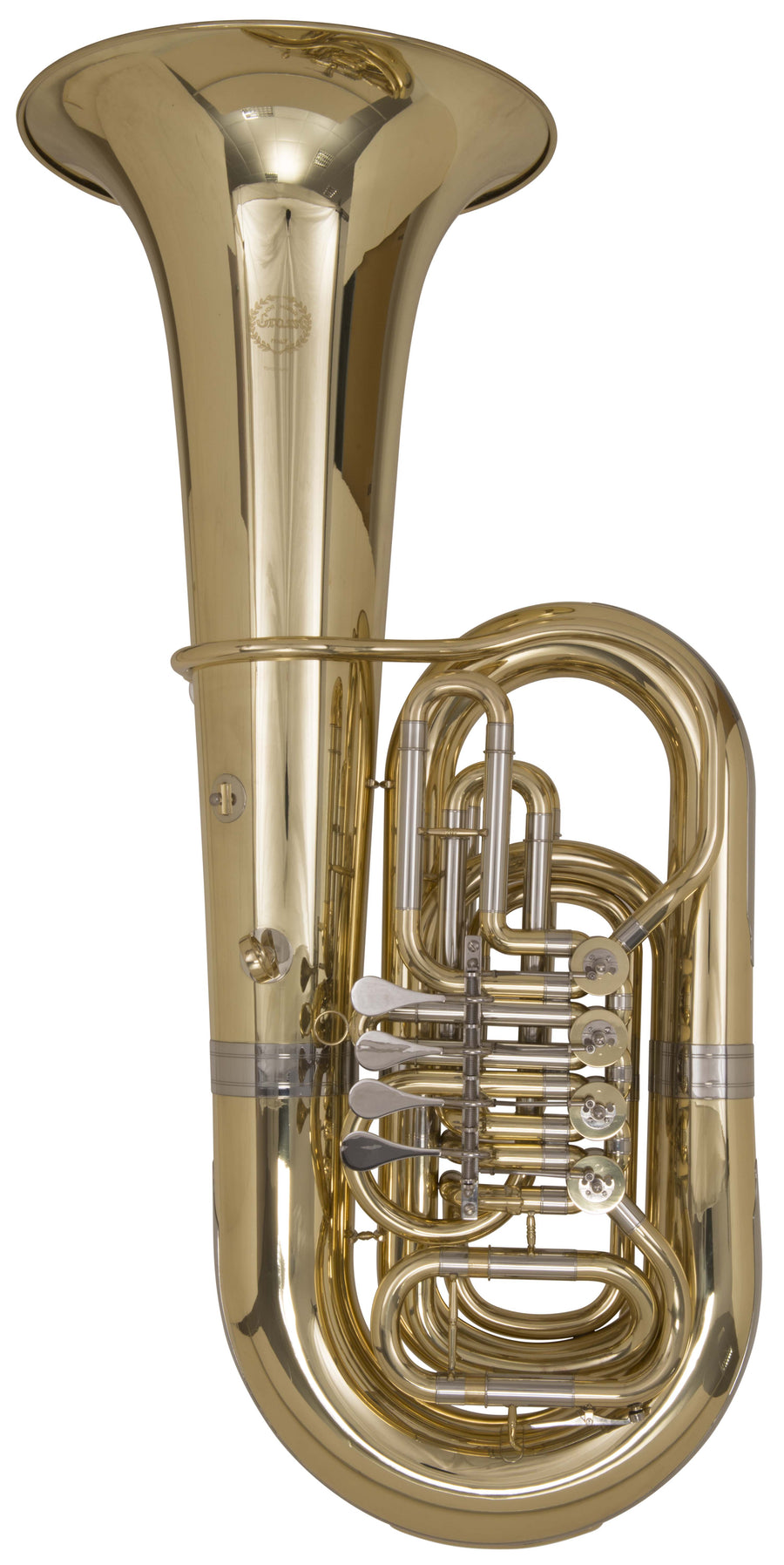 Grassi GR TBA200MKII Tuba in B♭ with 4 Rotary Valves Yellow Brass Lacquered (Master Series)