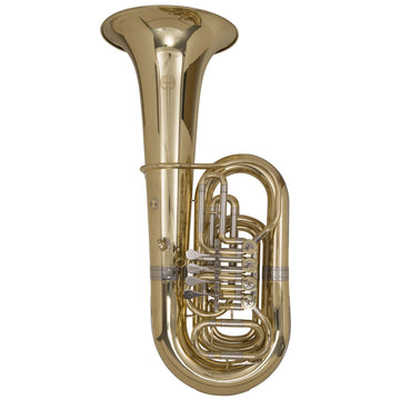 Grassi GR TBA200MKII Tuba in B♭ with 4 Rotary Valves Yellow Brass Lacquered (Master Series)