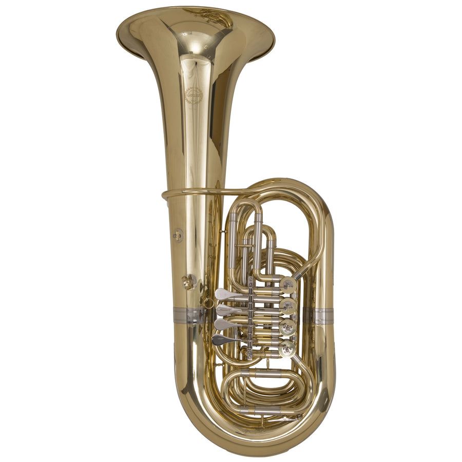 Grassi GR TBA200MKII Tuba in B♭ with 4 Rotary Valves Yellow Brass Lacquered (Master Series)