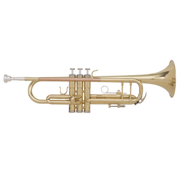 Grassi GR TR210 Trumpet in B♭ Yellow Brass Lacquered with Bronzed Lead Pipe (Master Series)