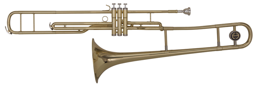 Grassi GR TRB300MKII Tenor Trombone in B♭ Piston Valves Lacquered (Master Series)